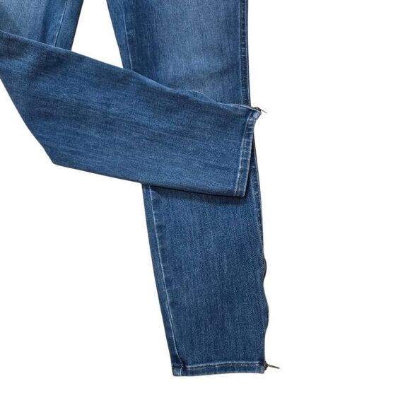 Madewell Roadtripper Jegging Jeans Women's 26 Blue Denim Mid-Rise Ankle Zip - Picture 2 of 7